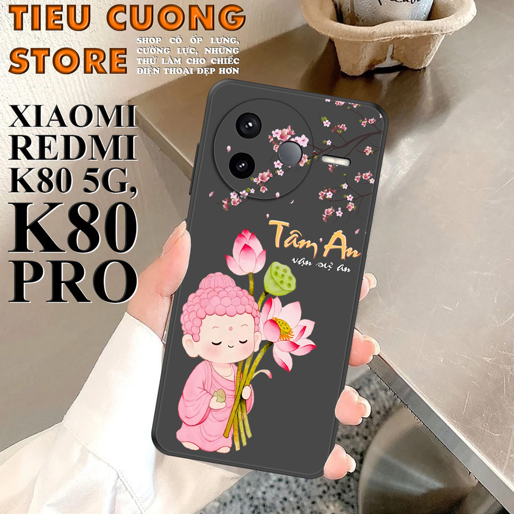 Ốp lưng dành cho XIAOMI REDMI K80 5G, K80 PRO in hình THƯ PHÁP, DỄ THƯƠNG