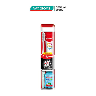 Bộ Chăm Sóc Răng Miệng Du Lịch Colgate (Bàn Chải+Kem Đánh Răng 30g+Nước Súc Miệng 20ml)