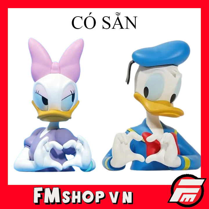 (New) Mô Hình Nhân Vật Soap Studio Donald & Daisy Duck Love Hand