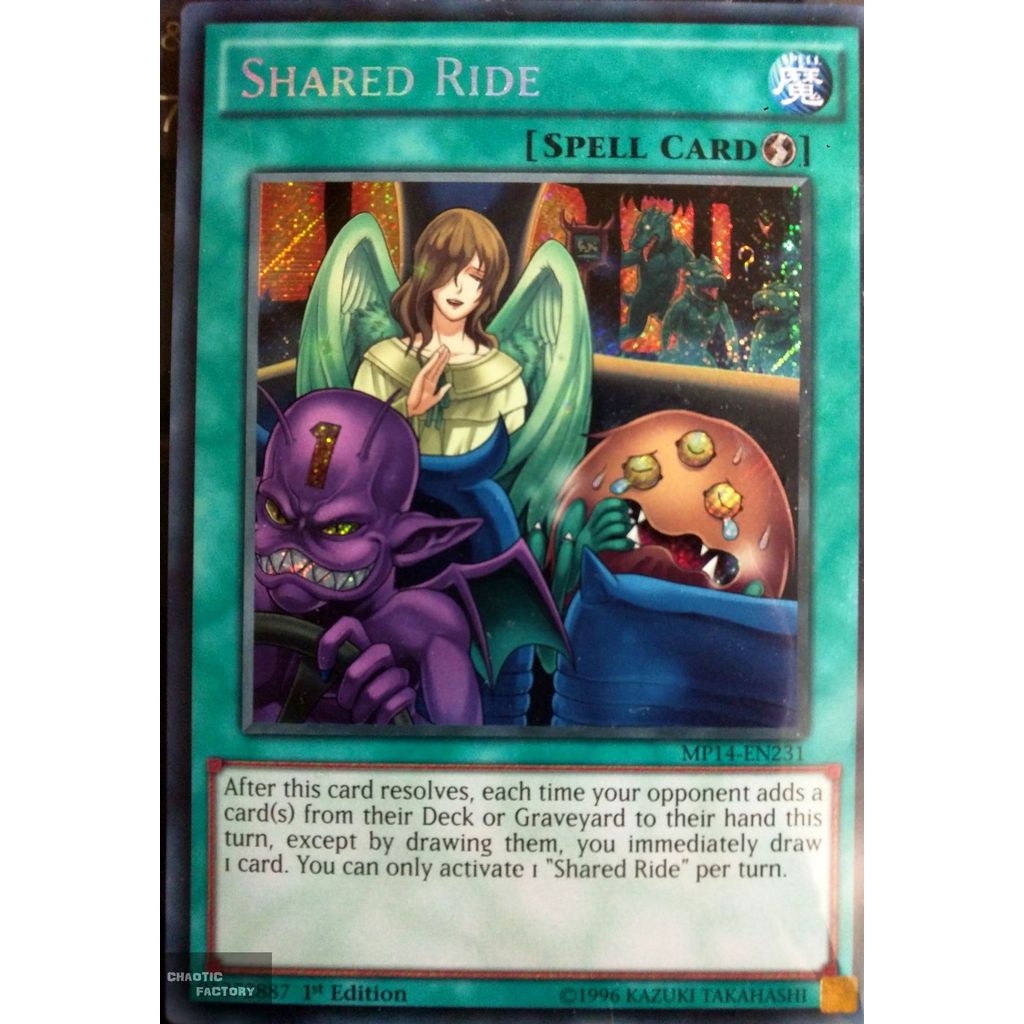 Thẻ bài Yugioh - MP14-EN231 - Shared Ride