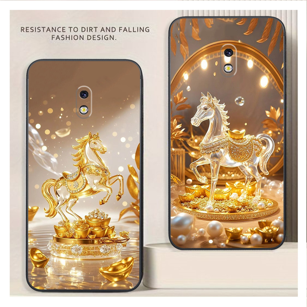 Ốp lưng Samsung J3 Pro / J5 Pro / J7 Pro / J7 Plus in hình Ngựa horse tài lộc năm mới