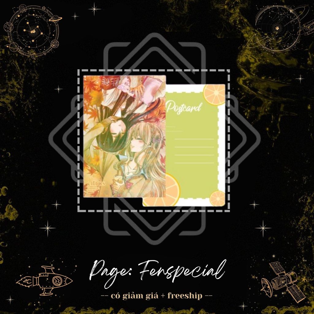 [Only Phụ Kiện Đặc Biệt] Postcard - Citrus - Tập 9 - Fm Bookmark