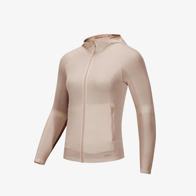 Áo khoác chạy bộ nữ chống tia UV DECATHLON 500 Hồng mã 8936388