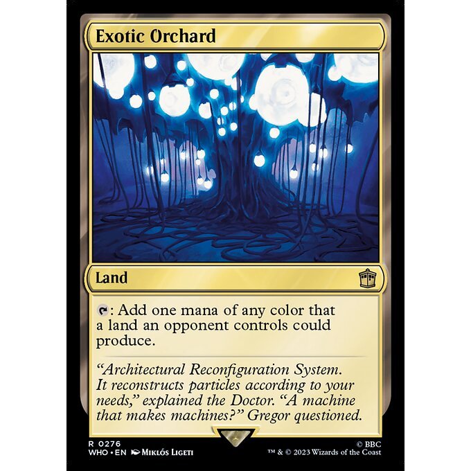 Magic: The Gathering - Doctor Who - Exotic Orchard (276)