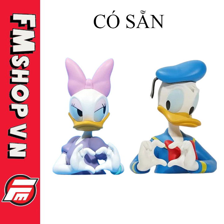 (New) Mô Hình Nhân Vật Soap Studio Donald & Daisy Duck Love Hand