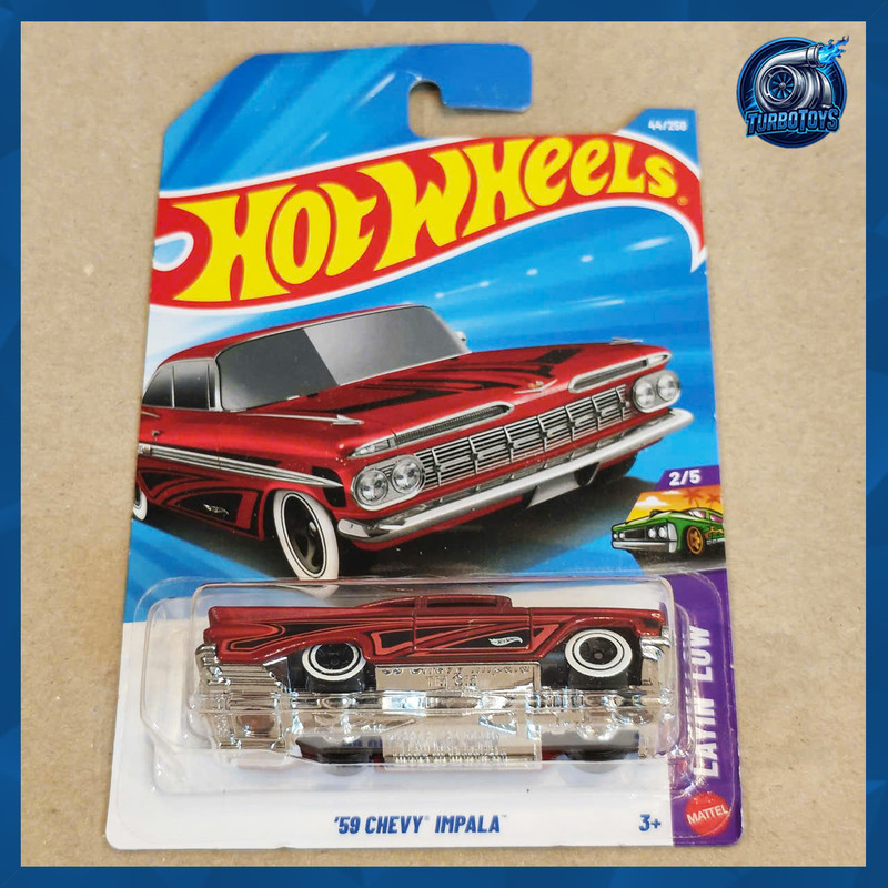 *TurboToys* Mô hình Hotwheels 59 CHEVY IMPALA - Xe mô hình tỷ lệ 1:64 chính hãng Mattel - 2026'