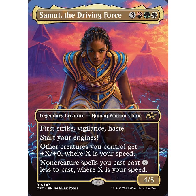 Magic: The Gathering - Aetherdrift - Samut, the Driving Force (367)