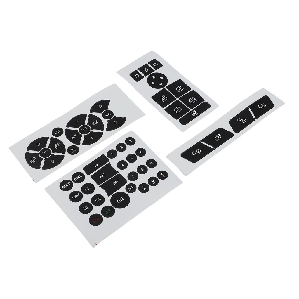 [DELA HOT] Dành Cho Xe Mercedes Cho GLK 2007-14 Vô Lăng AC Nút Sửa Chữa Đề Can Miếng Dán