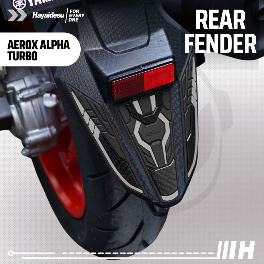 Miếng dán bảo vệ chắn bùn dè sau Hayaidesu cho Yamaha NVX V3 chống trầy xước chính hãng EnerSpeed