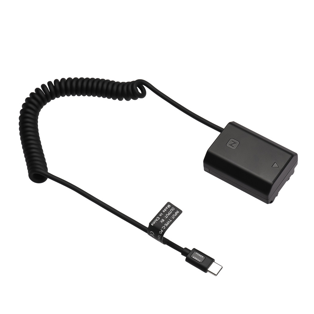 Andoer Loại C NP-FZ100 Pin Giả DC Khớp Nối 20W PD Adapter Thay Thế REFG1