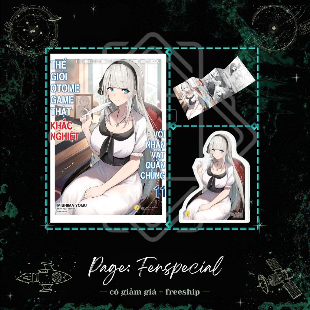 [Bookmark + Pos + Std] Bản Đặc Biệt - Thế Giới Otome Game Thật Khắc Nghiệt Với Nhân Vật Quần Chúng -