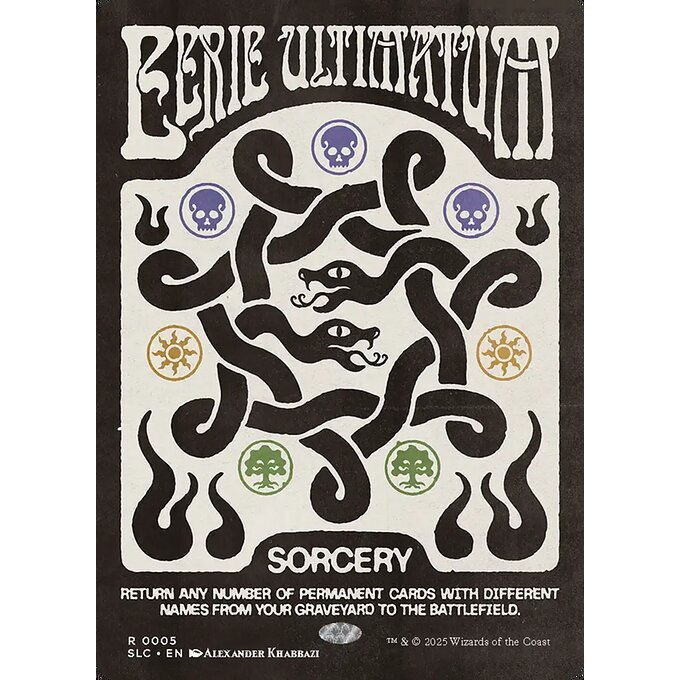 Magic: The Gathering - Secret Lair Countdown - Eerie Ultimatum (5) Foil