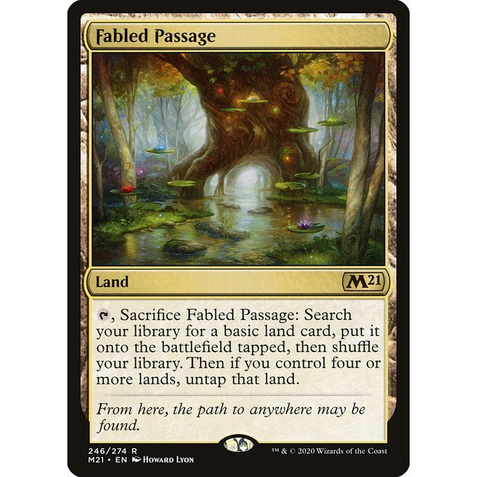 Magic: The Gathering - Core Set 2021 - Fabled Passage (246)