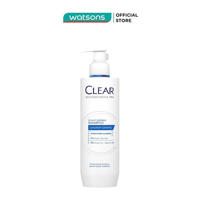 Dầu Gội Clear Scalpceuticals Pro Scalp Derma Dandruff Defense Cho Tóc Sạch Gàu và Da Đầu Khỏe 300g