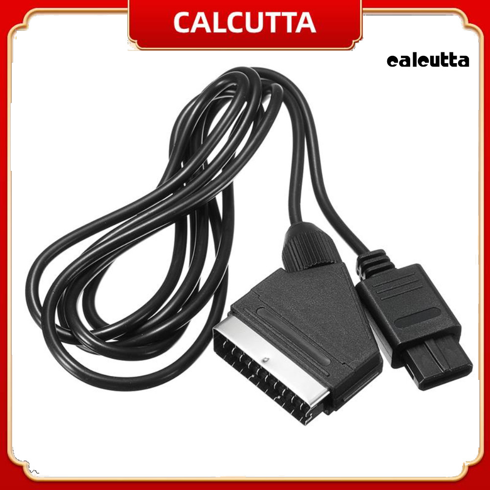 [cal] Dây cáp AV Video RGB Dẫn chơi game 1,8m cho Nintendo N64 NGC SNES cho PAL Super