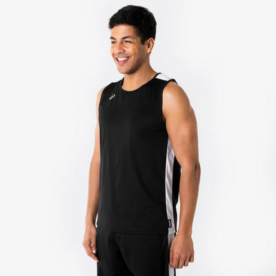 Áo jersey bóng rổ nam nữ không tay DECATHLON 100 đen mã 8941321