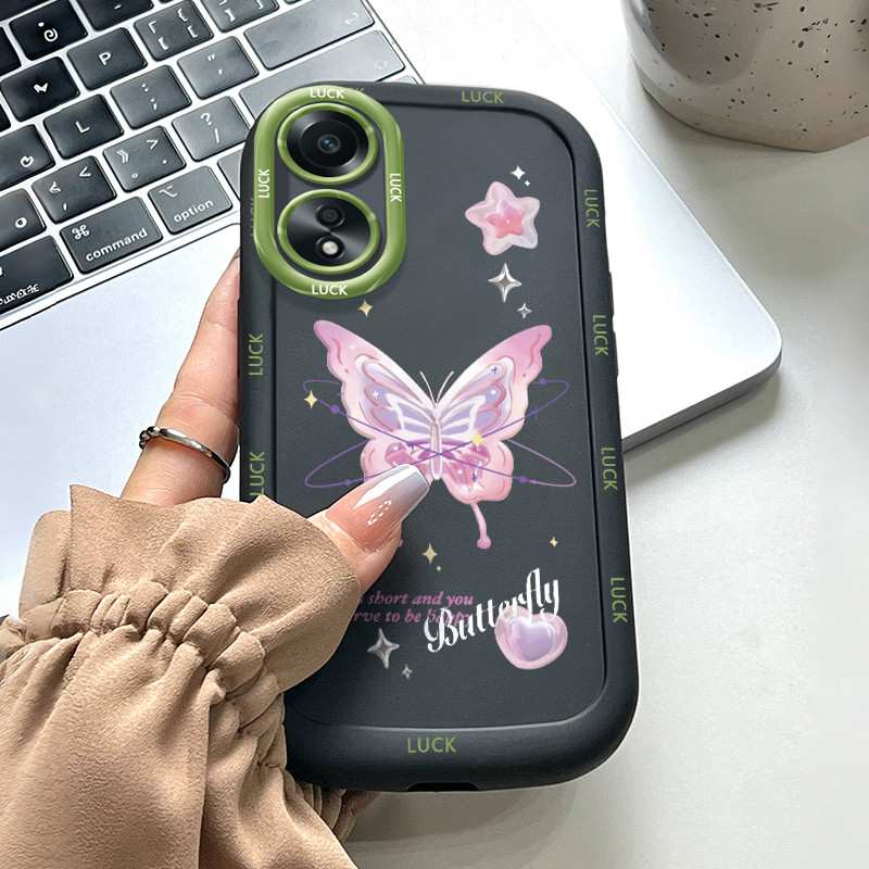 Ốp Lưng OPPO A58 4G A78 4G A58 5G A58X 5G A78 5G A1X 5G A2X 5G Ốp Silicon Case Bướm nhỏ đẹp