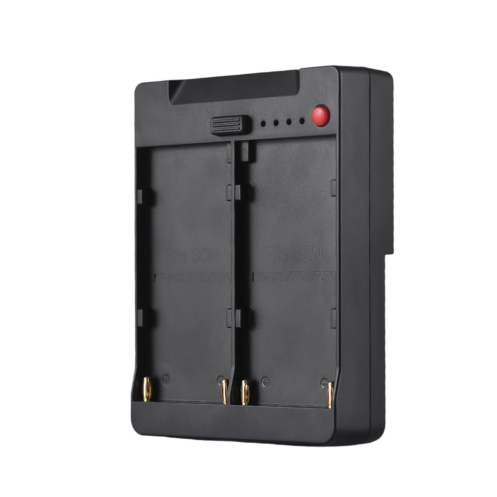 NP-F970 F750 F550 Tấm pin sang V-Lock Bộ chuyển đổi giá đỡ khóa chữ V với đầu ra USB-A / Type-C / DC