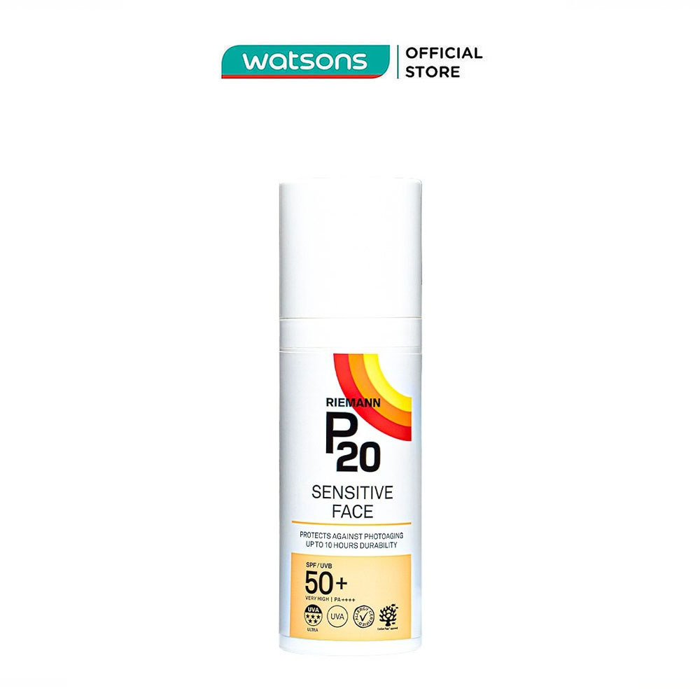 Kem Chống Nắng Riemann P20 Sensitive Face SPF/UVB 50+ PA++++ 50g
