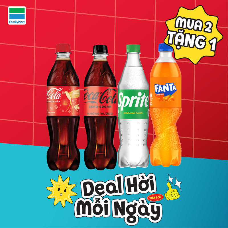 Mua 2 Tặng 1 Fanta Cam Pet 600ML