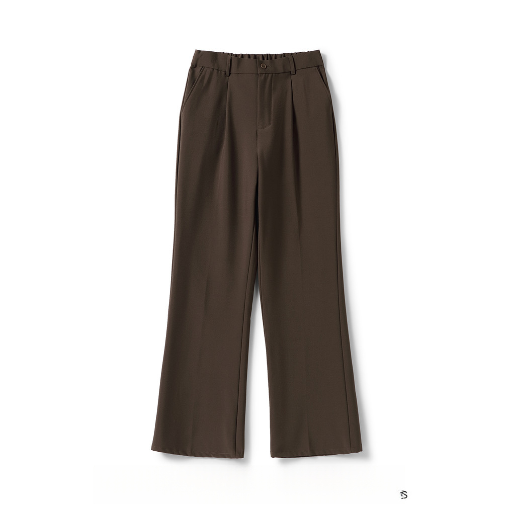 Niche Design Micro-Leg Suit Nam Cao Cấp Casual All-Match Drape Slimer Look Wide-Leg Suit cleanfit Tr