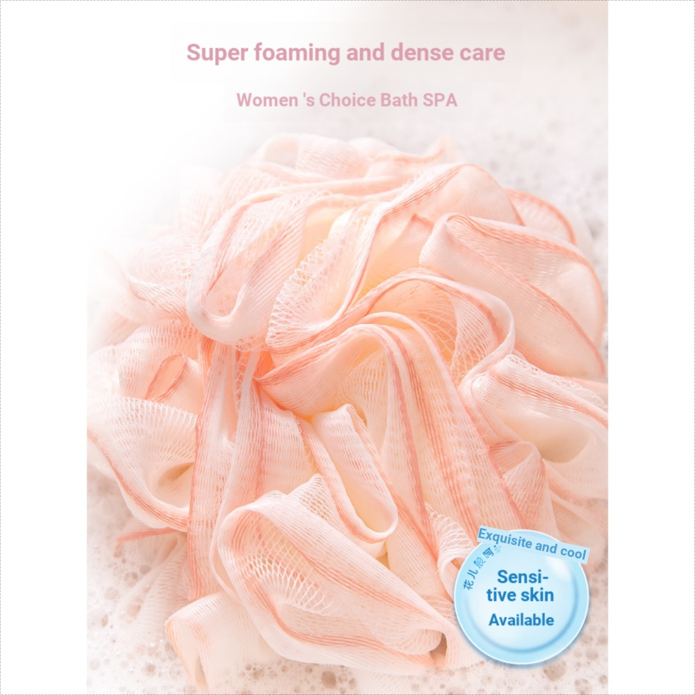 Bóng Tắm Bóng Hoa Bóng Cao Cấp Bóng Tắm Kích Thước Lớn Siêu Mềm Bóng Tắm Bóng Hoa Tắm Bóng Chà Bóng 