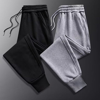 Quần legging thể thao nam lông cừu lót dày màu xám mồ hôi, phù hợp thu đông
