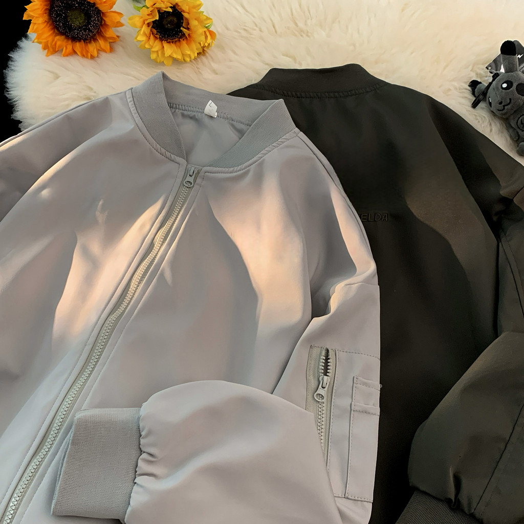 Áo Khoác Nam Cao Cấp Xuân Thu, Thêu Chữ, Chống Thấm Nước, Phù Hợp Mặc Ngoài Trời và Làm Cặp Đôi