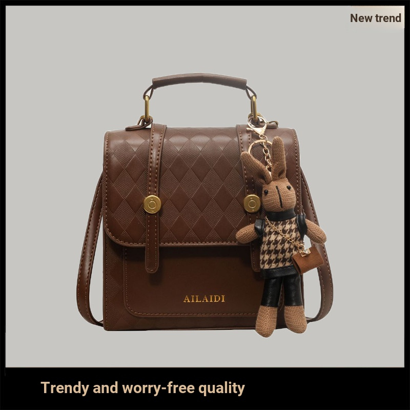 Túi Thiết Kế Niche Ba Lô Thời Trang Nữ Di Động Phiên Bản Hàn Quốc Túi Đi Học Retro Đi Chơi Ba Lô Du Lịch