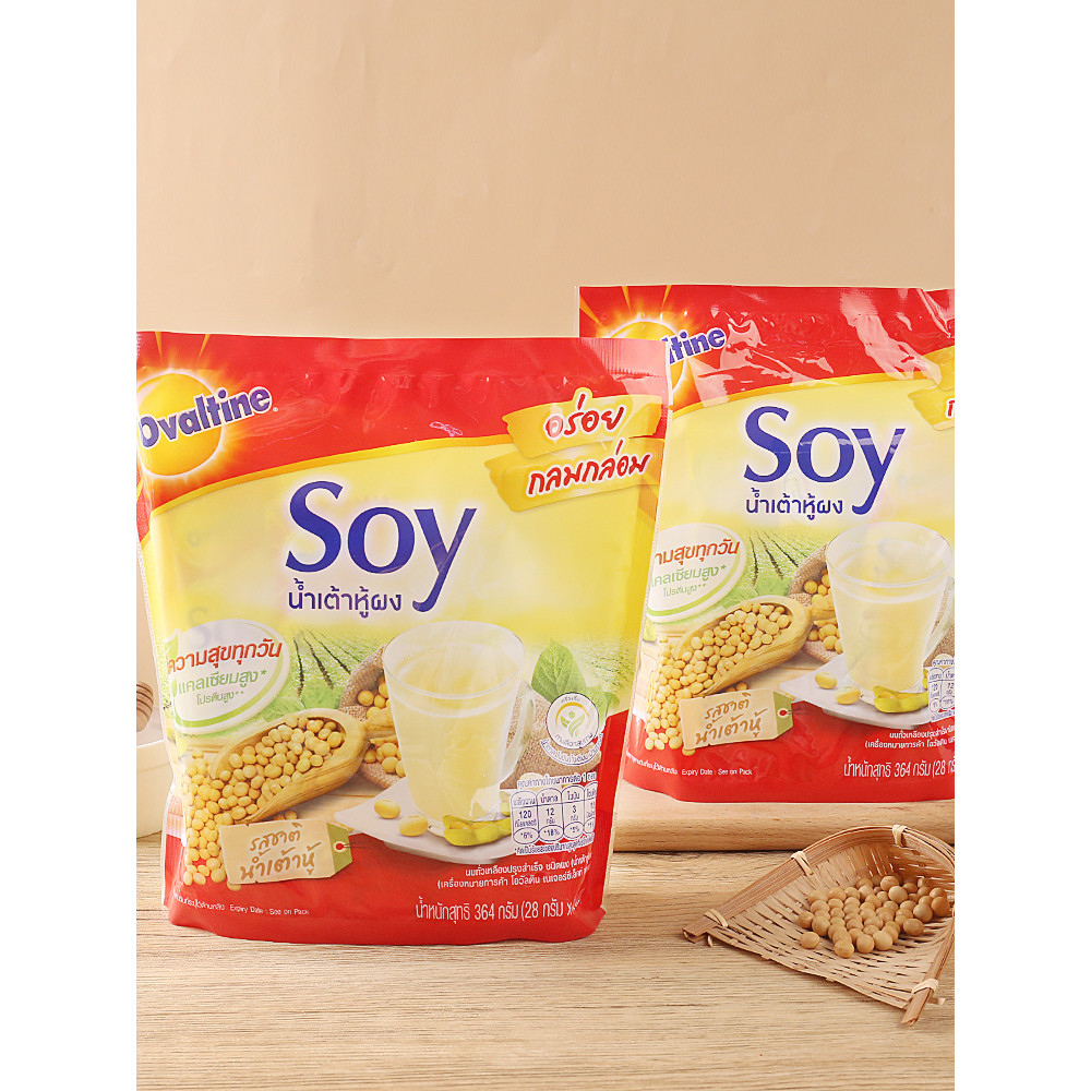 Thái Lan Ovaltine Ovaltine đậu nành Sữa bột đậu nành Bột sữa đậu nành nguyên chất tức thì 13 miếng S
