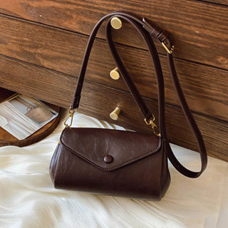  2025 Phong Cách Mới Túi Đeo Vai Tính Khí Tất Cả Trận Đấu Túi Messenger Đơn Giản Đi Lại Da Mềm Túi Organ Nữ 