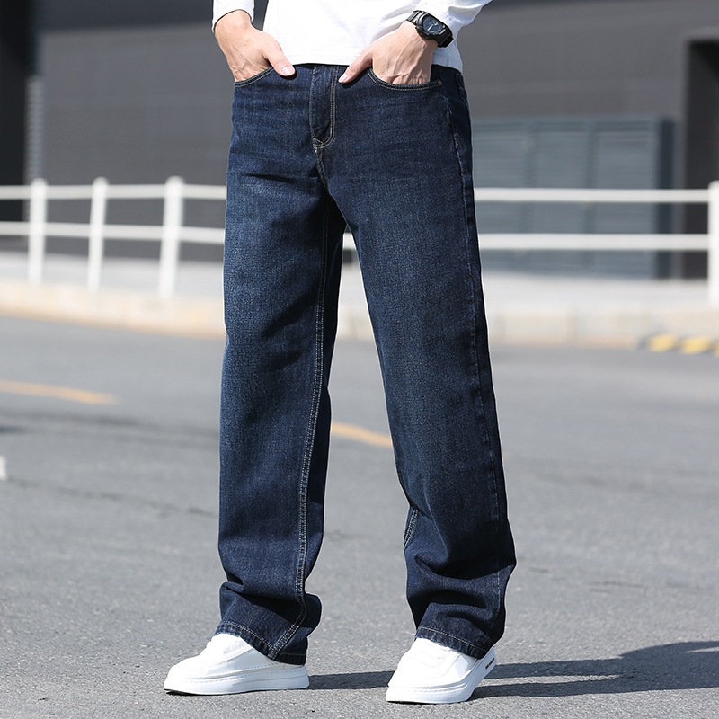 Quần Jean Nam Ống Suông LIQUITY Form Rộng Trẻ Trung Quần Rin Nam Chất Bò Đứng Xuông 3 Màu