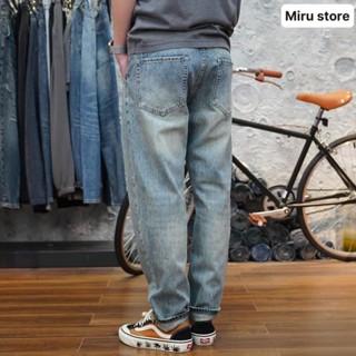Quần jean nam baggy ống suông rộng dáng đứng vải jeans cao cấp hàng big size hottrend 2024 QJ01