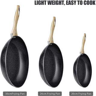 Bộ 3 chảo chống dính hãng Homgeek