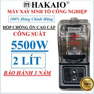 Máy xay sinh tố công nghiệp Hakaio hộp chống ồn cao cấp bản Pro Hẹn giờ bảo hành 3 năm