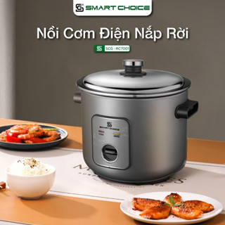 Nồi Cơm Điện SmartChoice SCG-R7001, Nồi Cơm Điện Nắp Rời Dung Tích 1,8L 700W Chống Dính Tốt