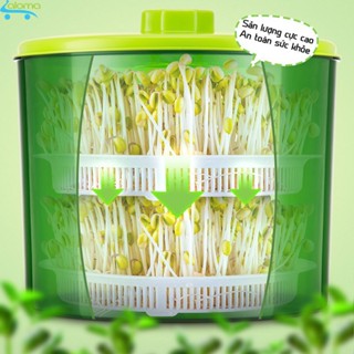 Máy làm giá đỗ tại nhà 3 tầng - Dụng cụ làm giá đỗ xanh - Thuận tiện Trồng giá đỗ rau mầm tự động - Lỗi 1 đổi 1 14 ngày