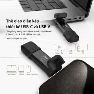 SSD di động PSD 2in1 USB Type-C và Type-A DS72* 1050MB/s - 850MB/s * 250GB, 500GB, 1TB*/BH 5 năm tương thích Iphone 15.