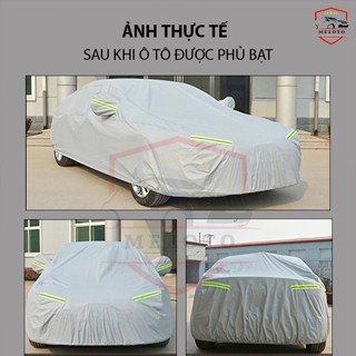 Bạt Phủ Ô Tô Vải Dù OXFORD- 650T Meeoto 3 Lớp Chống Nắng Chống Mưa Chống Xước