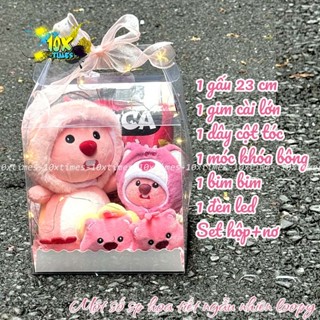 Set quà tặng sinh nhật, valentine cho nữ Loopy Hải ly gồm phụ kiện tóc, ví tặng ngày lễ, kỉ niệm