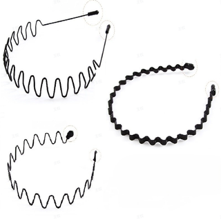 3 Băng Đô Quấn Tóc Sóng Vô Hình Cho Nam, Lược Thể Thao Đầu Lưng Lớn Có Tay Cầm Kim Loại Để Tạo Kiểu An Toàn