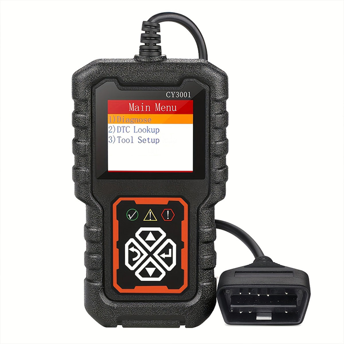 Máy quét OBD II đa năng CY3001 mới dành cho mã lỗi động cơ ô tô, dùng để đọc và xóa mã lỗi từ các xe