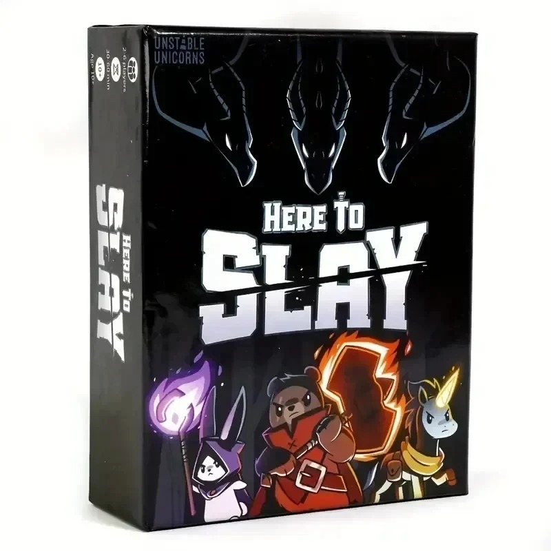 TeeTurtle Trò Chơi Bài Chiến Thuật “Here to Slay” – Dành Cho Trẻ Em, Thanh Thiếu Niên & Người Lớn – 
