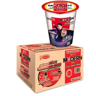   New   Choice  Mì Tôm Ly Modern FDI-OR-012 Thùng 24 cốc x 65g 3 Vị Phong Phú Đa Dạng 