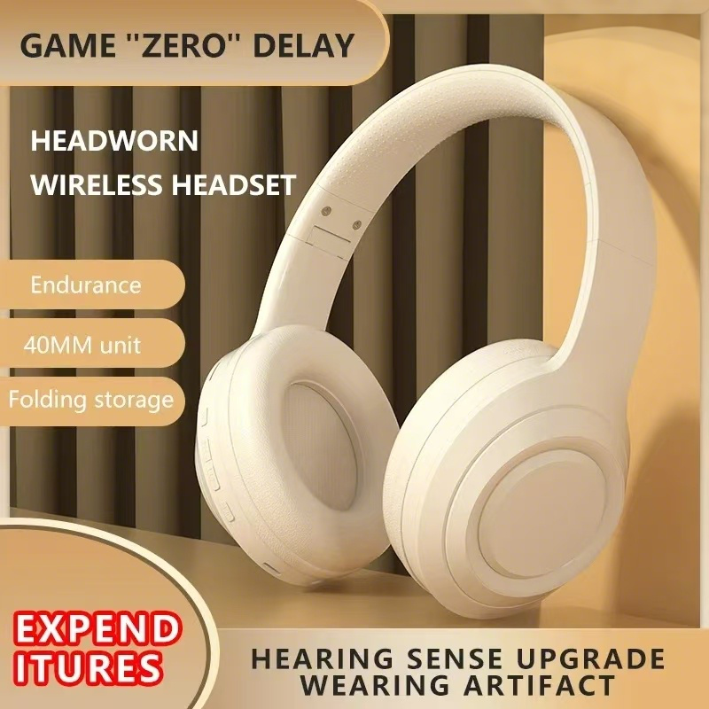 Tai nghe bluetooth SPRISE chụp tai không dây chống tiếng ồn có thể gập lại kèm mic | BigBuy360 - bigbuy360.vn