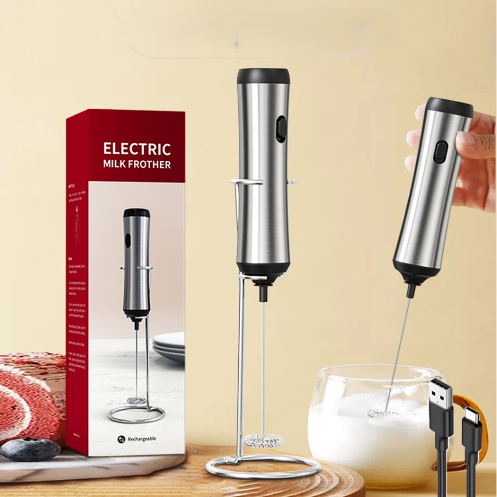 Máy đánh trứng tạo bọt sữa điện Trộn cho cà phê Frappe Chất liệu thực phẩm Máy xay sinh tố