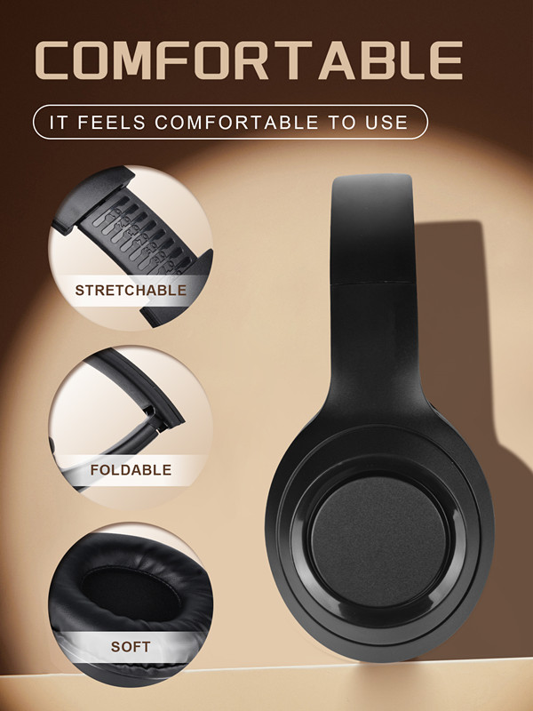 Tai nghe bluetooth SPRISE chụp tai không dây chống tiếng ồn có thể gập lại kèm mic | BigBuy360 - bigbuy360.vn