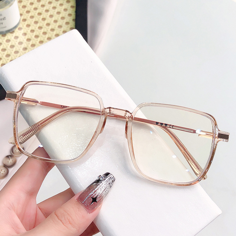 Kính chặn ánh sáng xanh Photochromic Khung lớn Phong cách Hàn Quốc cho Unisex | BigBuy360 - bigbuy360.vn