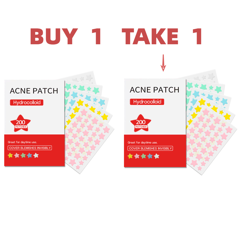 Mua 1 tặng 1 miếng dán mụn cho mặt, miếng dán mụn hydrocolloid, miếng dán che mụn và vết thâm, miếng
