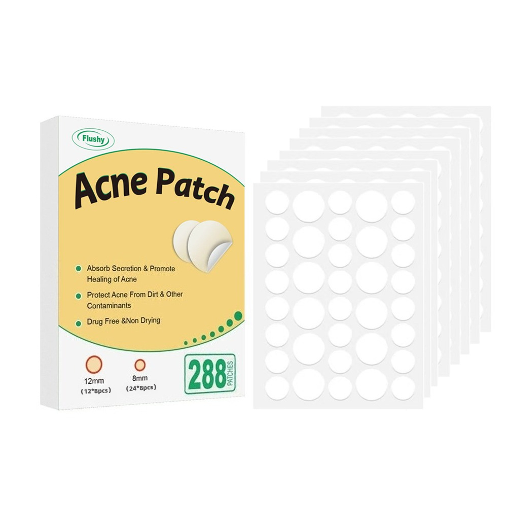 288 Miếng Dán Mụn Cho Mặt, Miếng Dán Mụn Hydrocolloid Để Che Zits, Vết Bẩn Và Đột Phá, Miếng Dán Zit